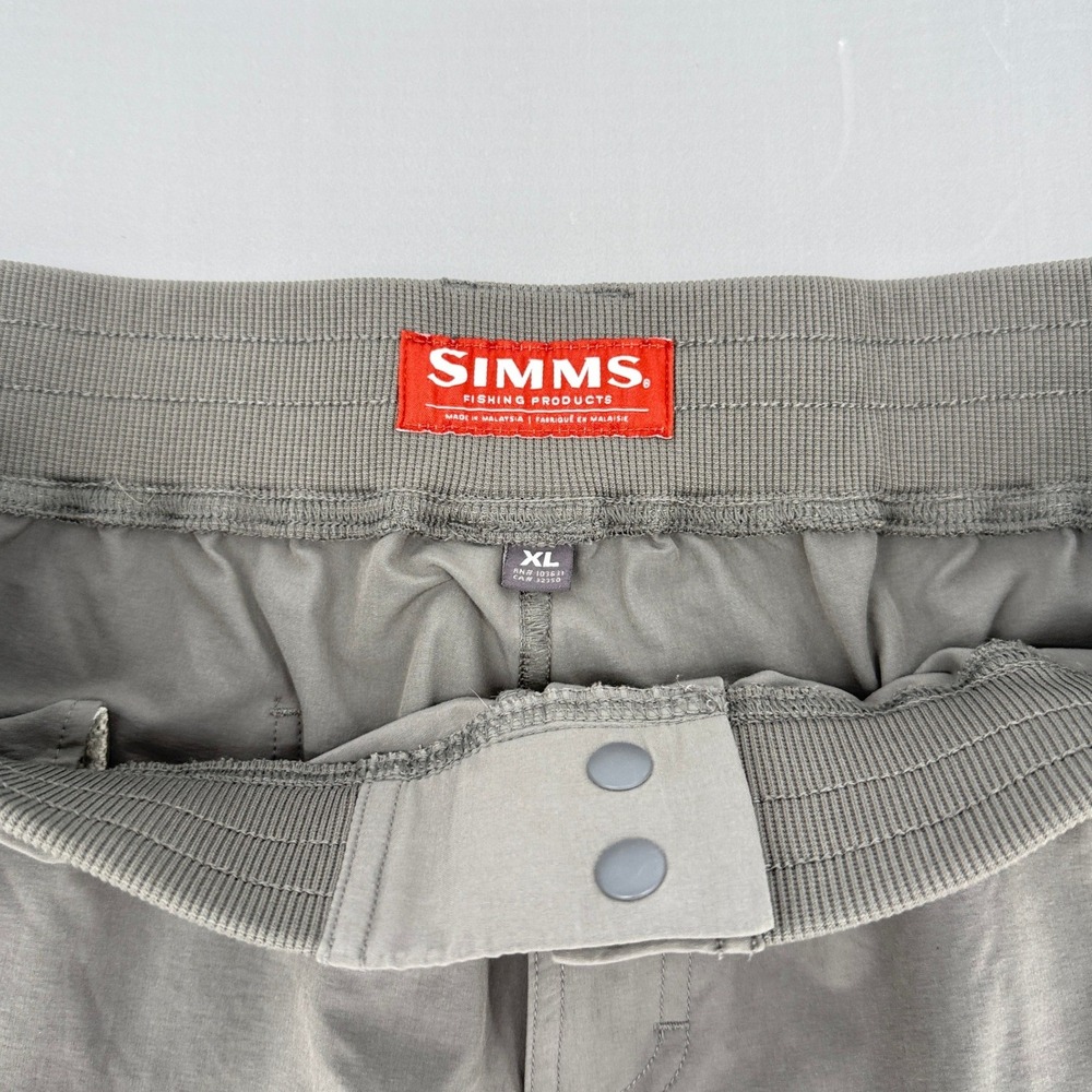 Simms Drifter Fishing Products Womens Gray Stretch Fishing Hiking Shorts XL - Picture 3 of 12